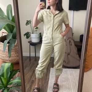 Zara Pastel Green Jumpsuit
